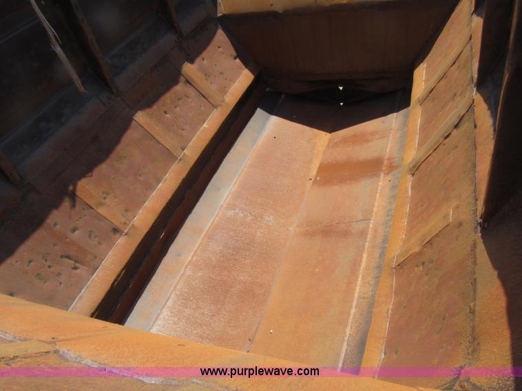 image for item D7441 1972 Cook tri axle belly dump trailer