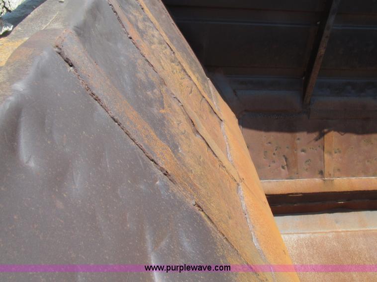 image for item D7441 1972 Cook tri axle belly dump trailer