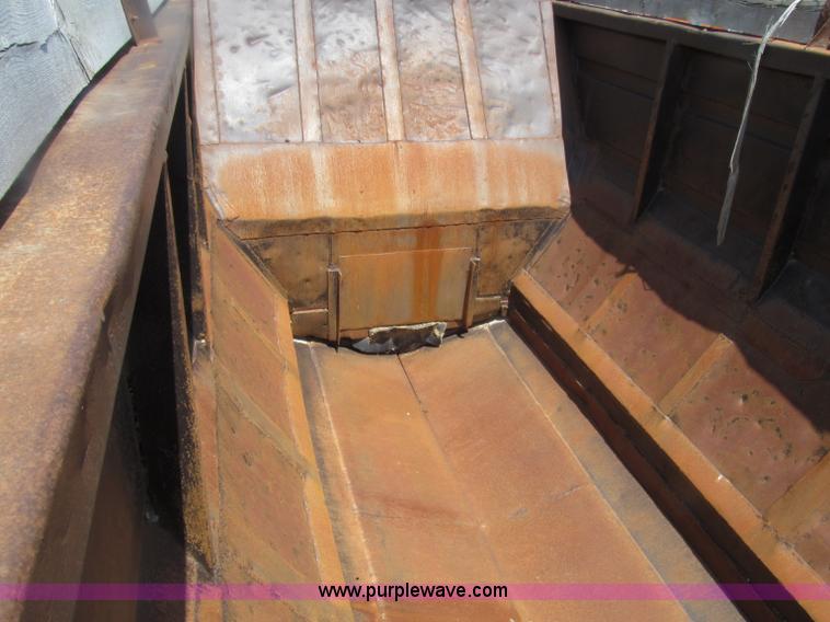 image for item D7441 1972 Cook tri axle belly dump trailer