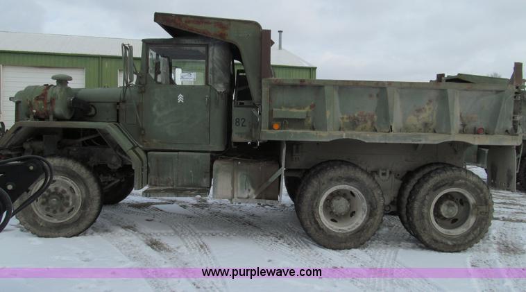 image for item E3637 1972 Am General five ton dump truck