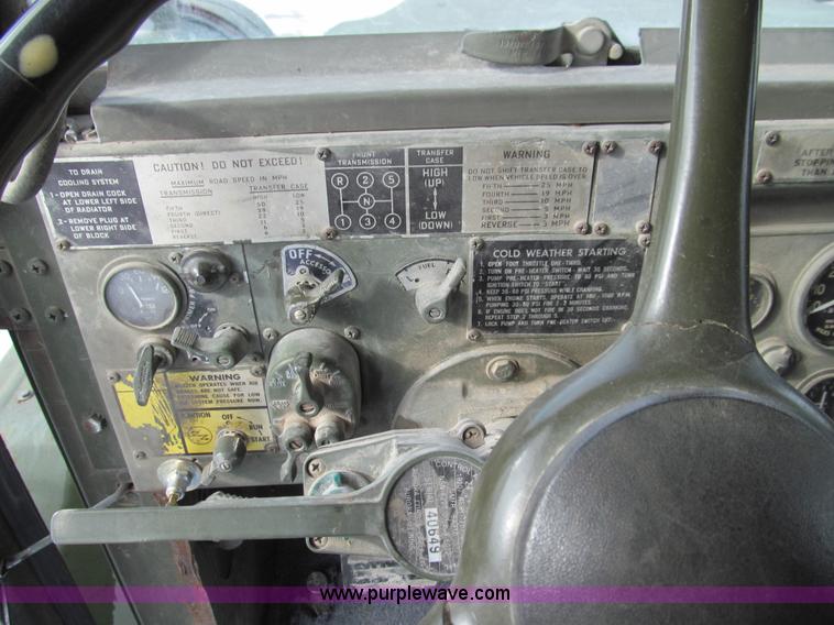 image for item E3637 1972 Am General five ton dump truck