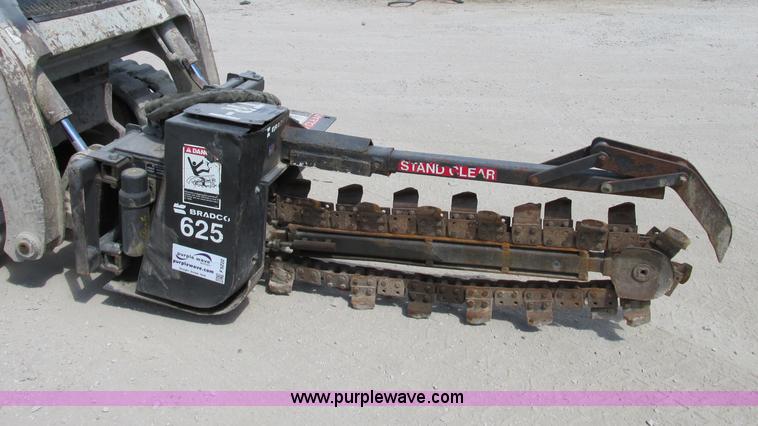image for item F5222 Bradco 625 skid steer trencher attachment