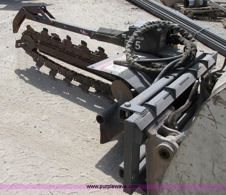 image for item F5222 Bradco 625 skid steer trencher attachment