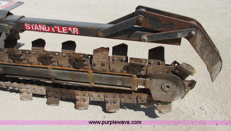 image for item F5222 Bradco 625 skid steer trencher attachment