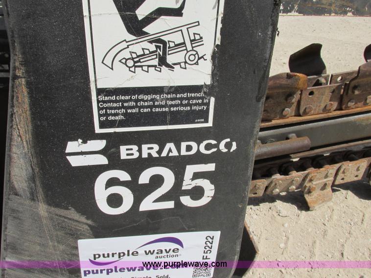 image for item F5222 Bradco 625 skid steer trencher attachment