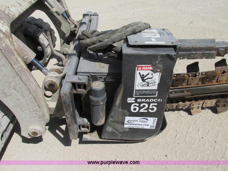 image for item F5222 Bradco 625 skid steer trencher attachment