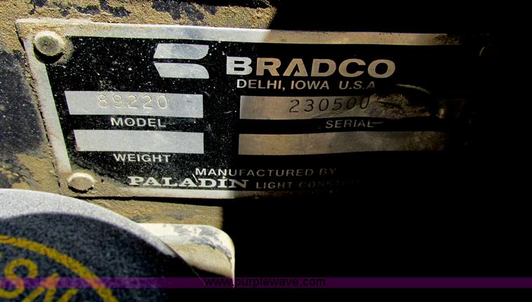 image for item F5222 Bradco 625 skid steer trencher attachment