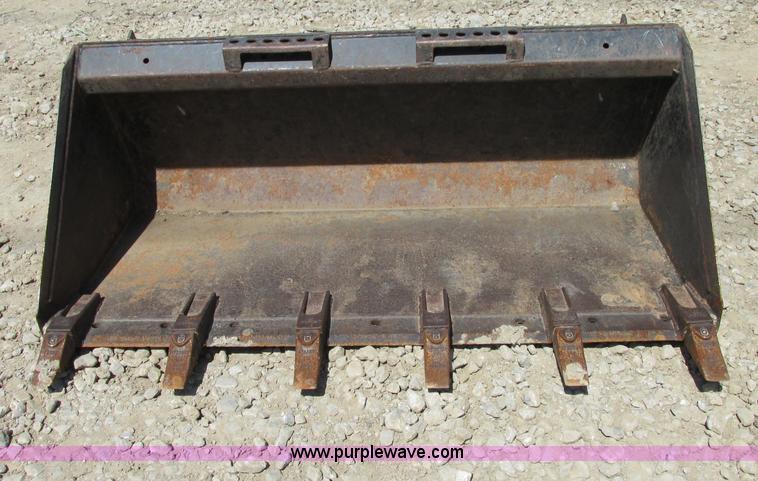 image for item F5226 54" skid steer dirt bucket