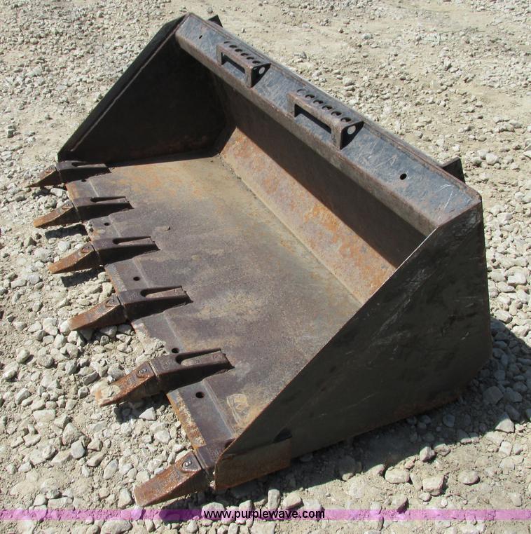 image for item F5226 54" skid steer dirt bucket