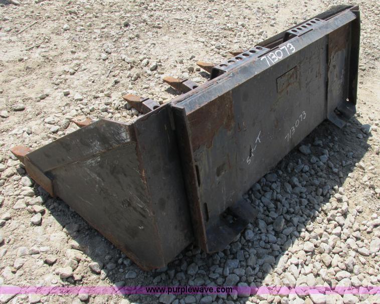 image for item F5226 54" skid steer dirt bucket