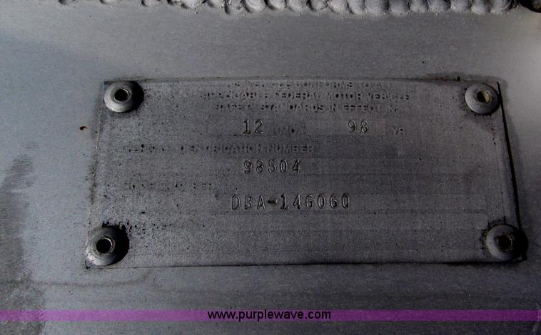 image for item F7112 1999 Cornhusker triple axle 14' pup dump trailer