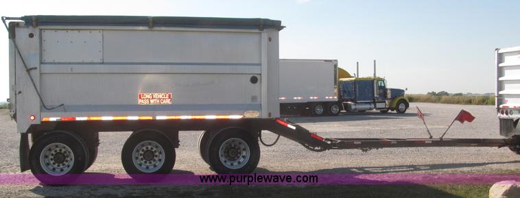 image for item F7114 2003 Cornhusker 800R 16' triple axle aluminum pup dump trailer