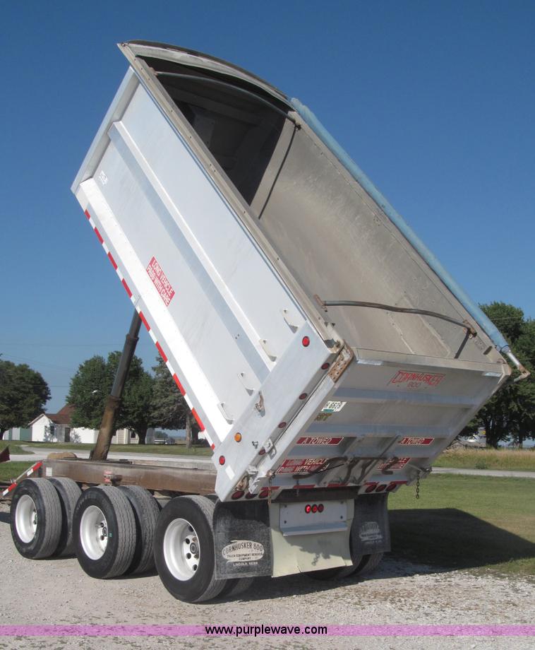 image for item F7114 2003 Cornhusker 800R 16' triple axle aluminum pup dump trailer