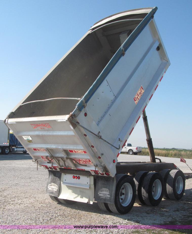 image for item F7114 2003 Cornhusker 800R 16' triple axle aluminum pup dump trailer