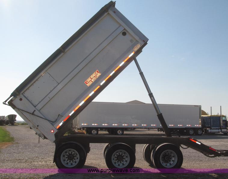 image for item F7114 2003 Cornhusker 800R 16' triple axle aluminum pup dump trailer