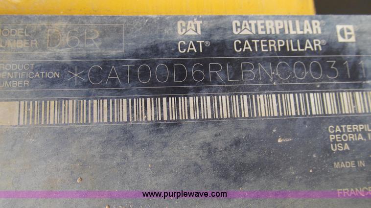 image for item G2084 2004 Caterpillar D6R DS LGP Series II dozer