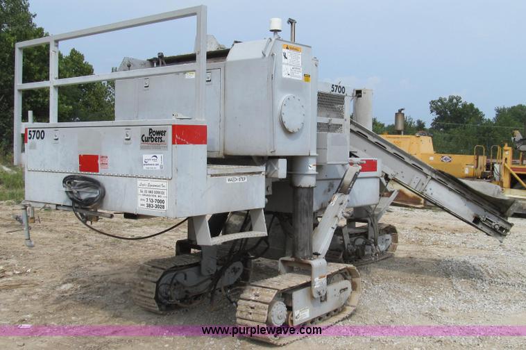 image for item G2086 1990 Power Curbers 5700 curb machine