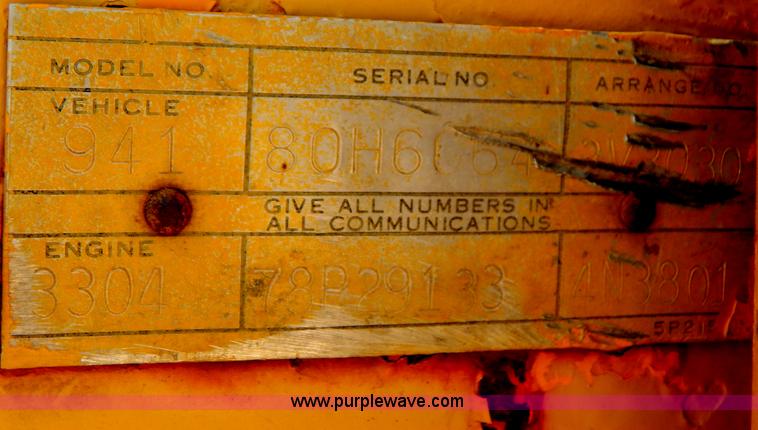 image for item G3477 1976 Caterpillar 941B track loader