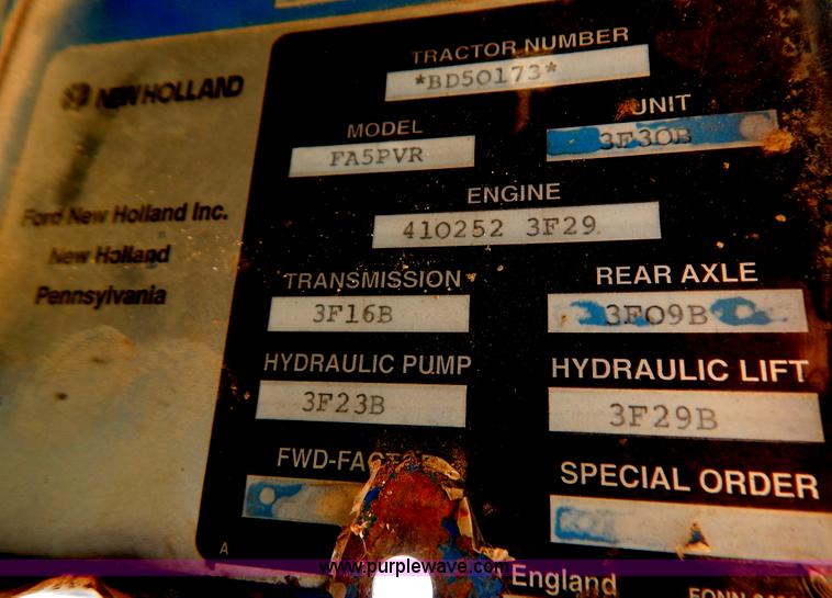 image for item G3479 1993 Ford 7740 PowerStar SL tractor