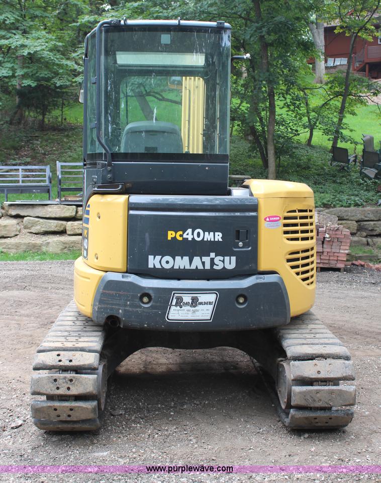 image for item H6607 2007 Komatsu PC40MR-2 mini excavator