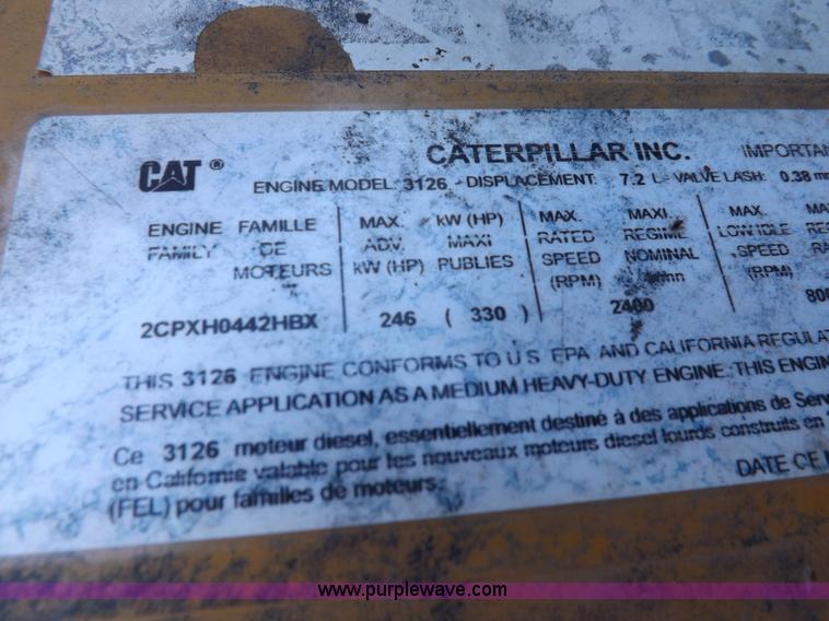 image for item I7620 2002 GMC C7500 dump truck