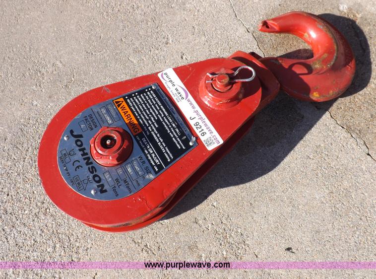 image for item J9216 Gunnebo Johnson block with hook