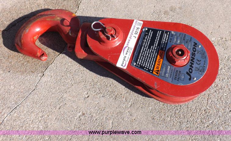 image for item J9216 Gunnebo Johnson block with hook