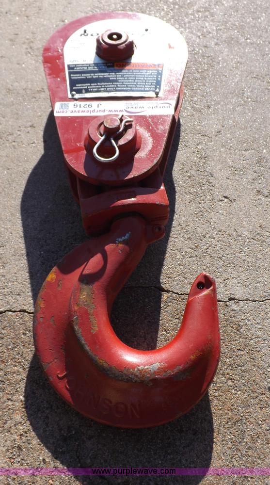 image for item J9216 Gunnebo Johnson block with hook