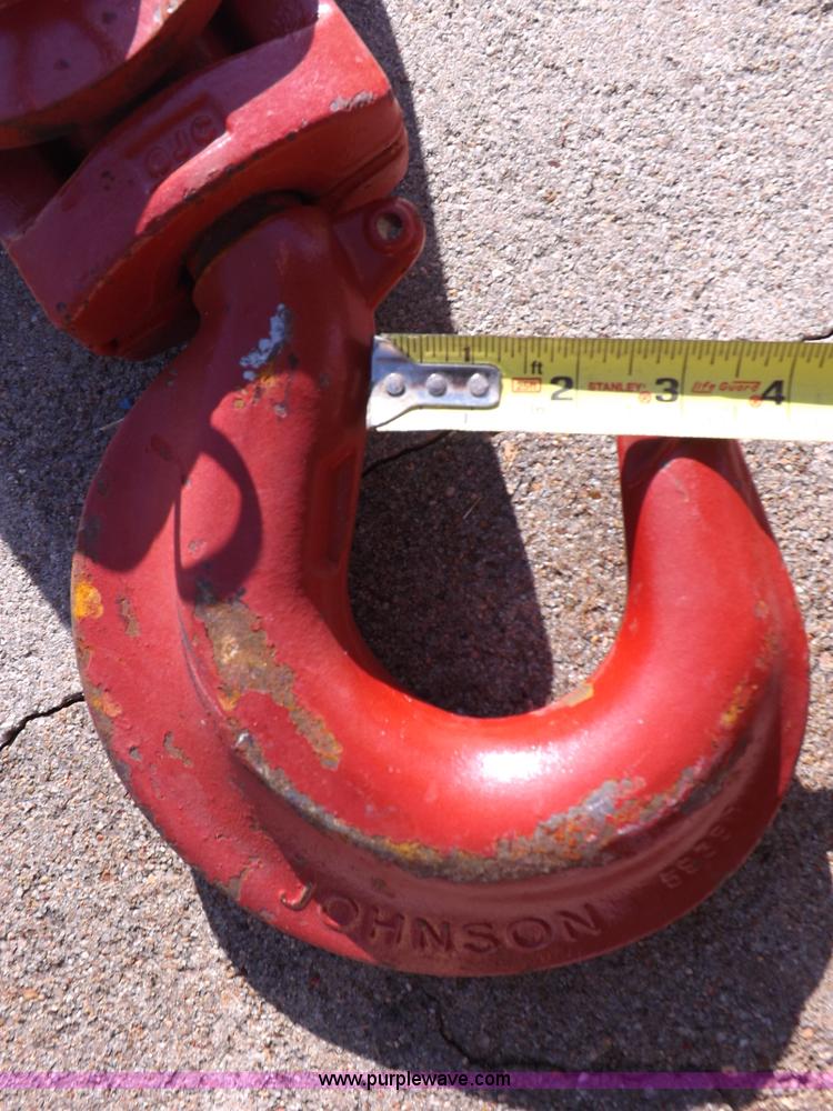 image for item J9216 Gunnebo Johnson block with hook