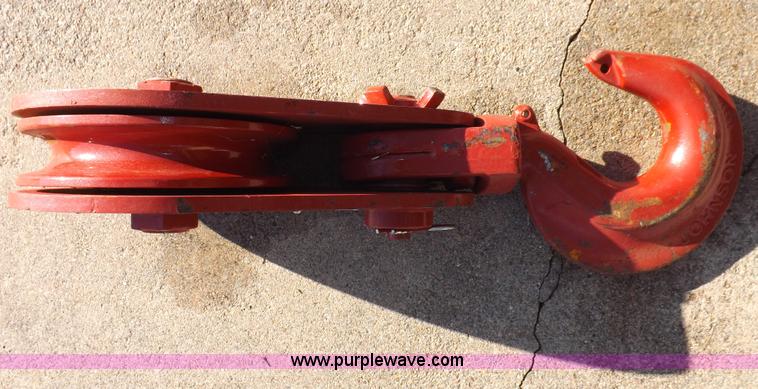 image for item J9216 Gunnebo Johnson block with hook