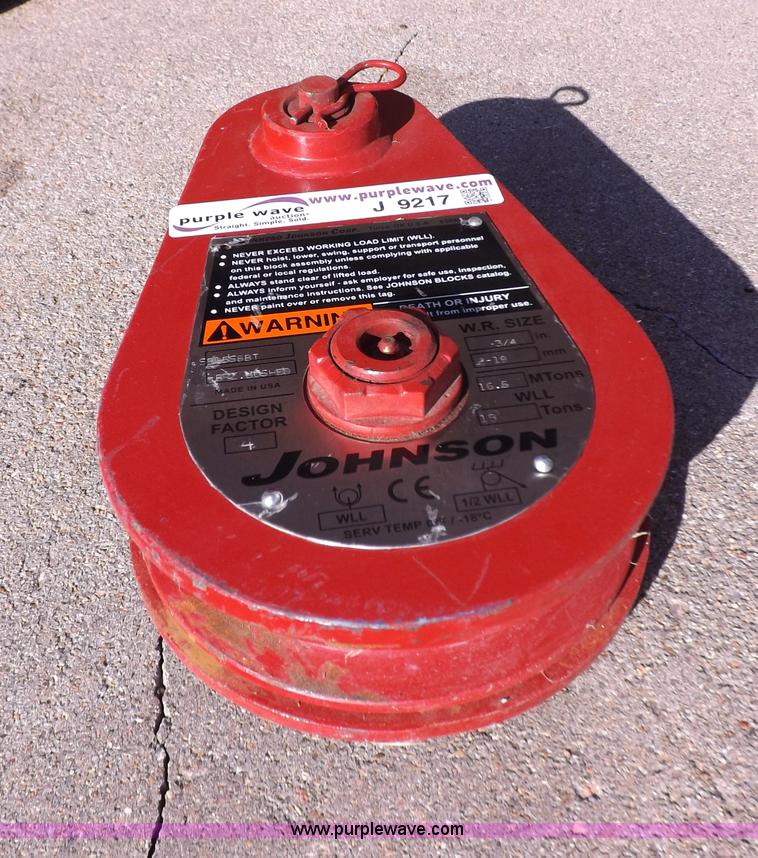 image for item J9217 Gunnebo Johnson block