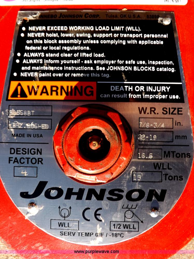 image for item J9217 Gunnebo Johnson block