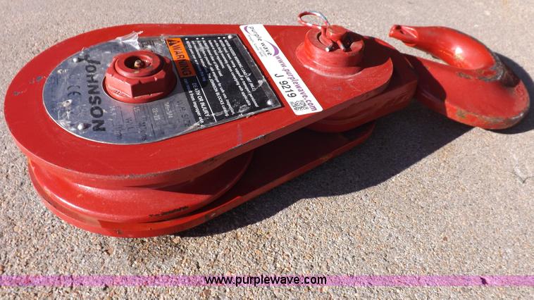 image for item J9219 Gunnebo Johnson block with hook