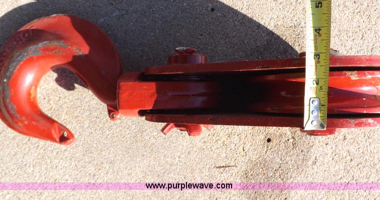 image for item J9219 Gunnebo Johnson block with hook