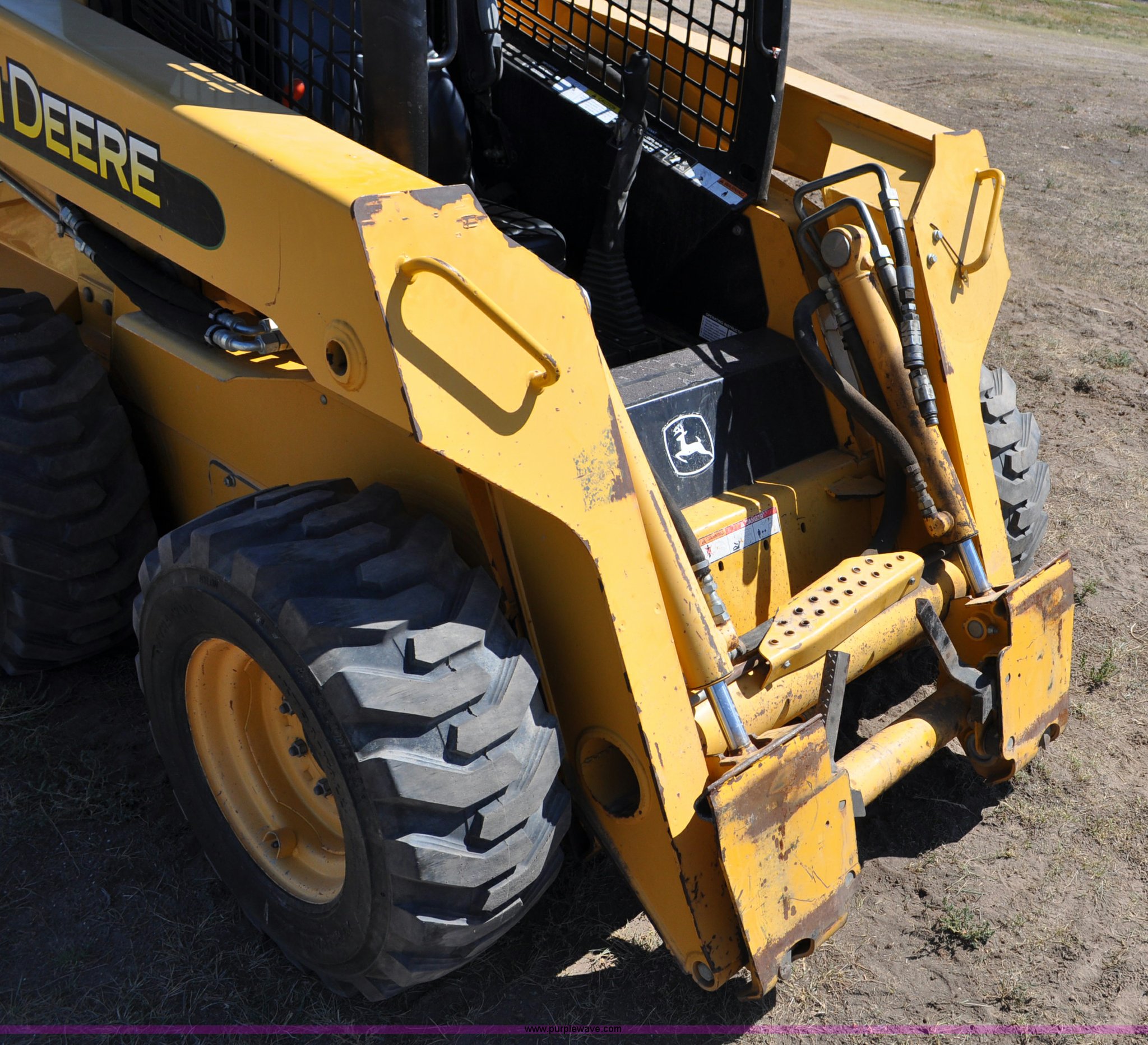 2002 John Deere 260 skid steer in Peetz, CO Item G6159 sold Purple Wave