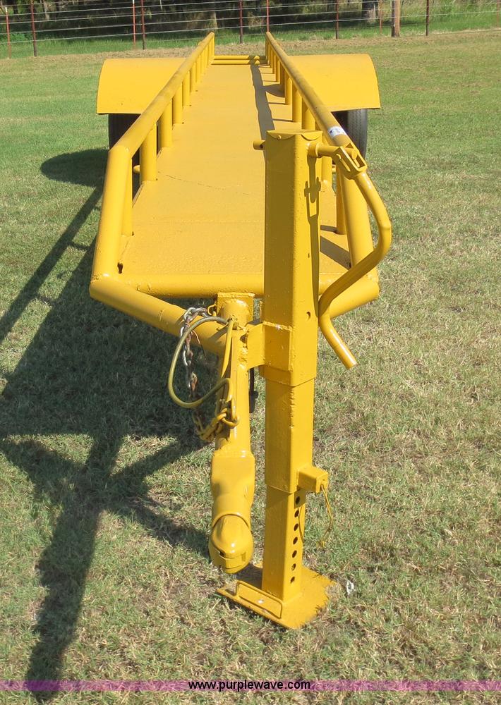 image for item D5949 Shop built 36' pipe/utility trailer