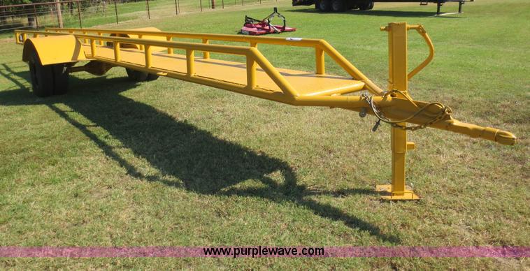 image for item D5949 Shop built 36' pipe/utility trailer