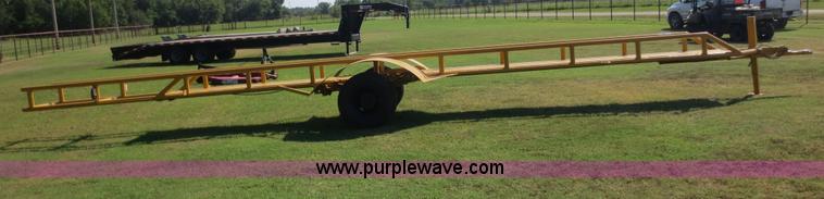 image for item D5949 Shop built 36' pipe/utility trailer