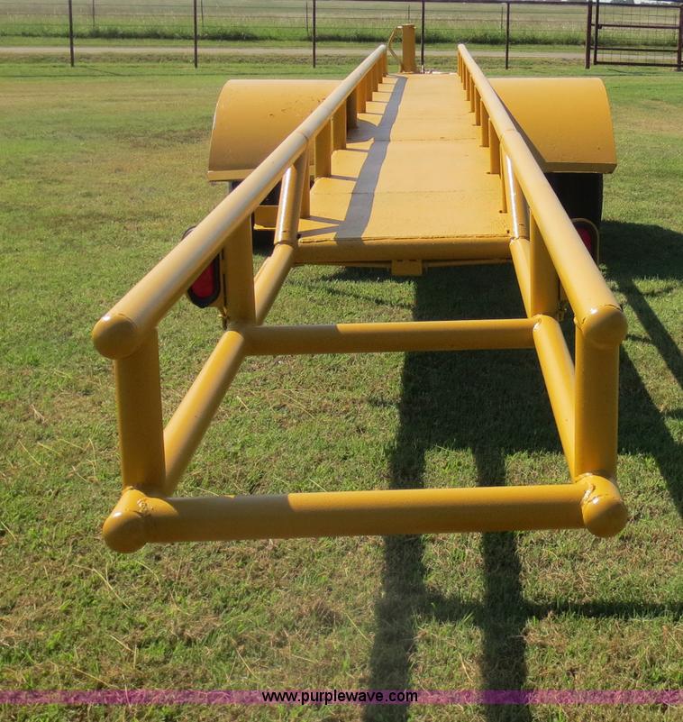 image for item D5949 Shop built 36' pipe/utility trailer