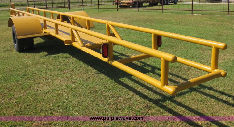 image for item D5949 Shop built 36' pipe/utility trailer