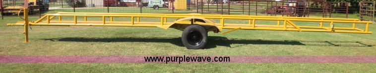 image for item D5949 Shop built 36' pipe/utility trailer