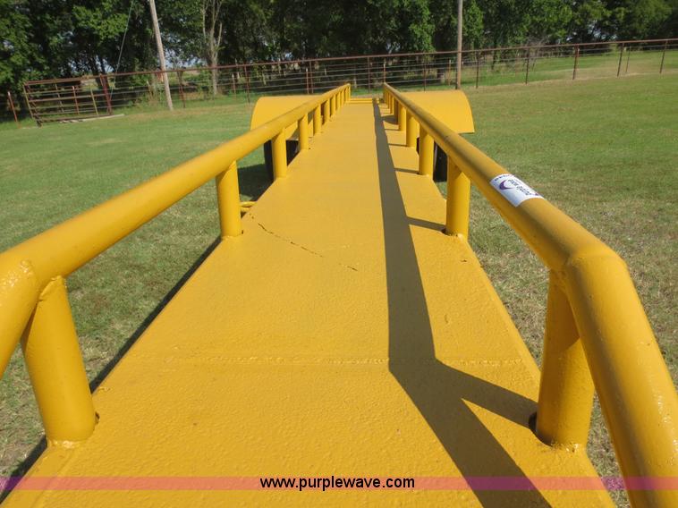 image for item D5949 Shop built 36' pipe/utility trailer