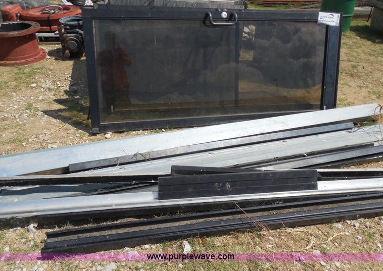 image for item E7635 (2) 7' x 3' glass pane doors