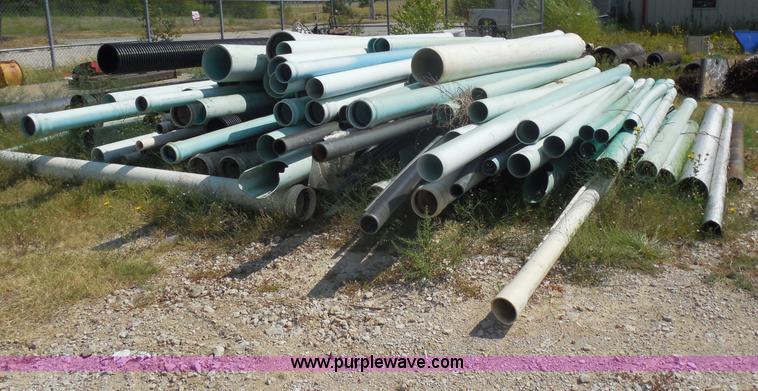 image for item E7650 Approximately 100 assorted PVC sewer pipe pieces