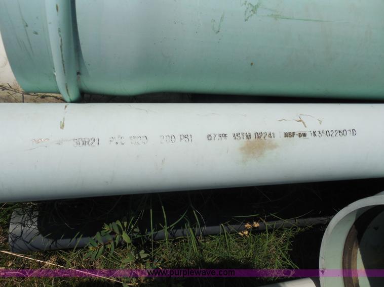 image for item E7650 Approximately 100 assorted PVC sewer pipe pieces