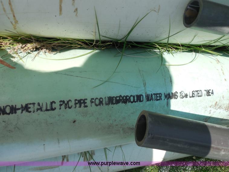 image for item E7650 Approximately 100 assorted PVC sewer pipe pieces