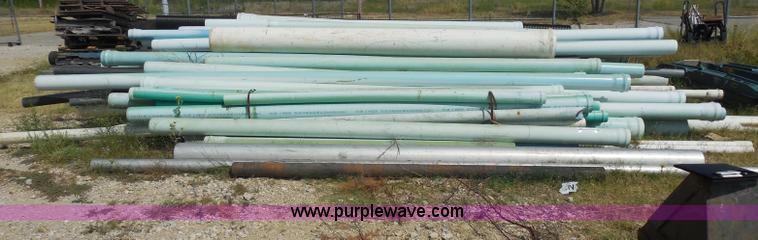 image for item E7650 Approximately 100 assorted PVC sewer pipe pieces