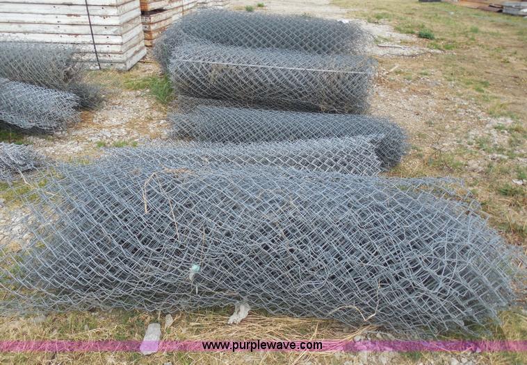 image for item E7657 Assorted chain link fence