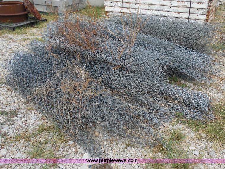 image for item E7657 Assorted chain link fence