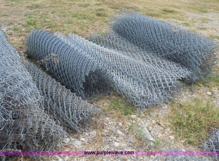 image for item E7657 Assorted chain link fence